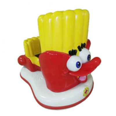 Chips Riding Boat