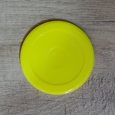 Шайба для аэрохоккея, желтая, 73 мм